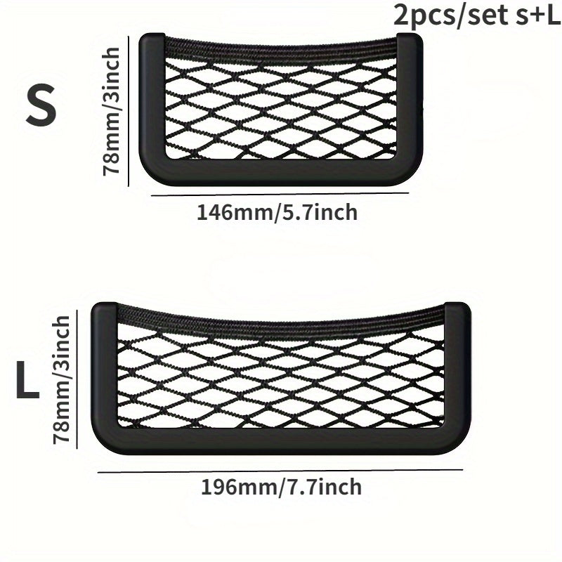 2pcs Car Organizer Storage Bag Set Keep Your Car Neat & Organized