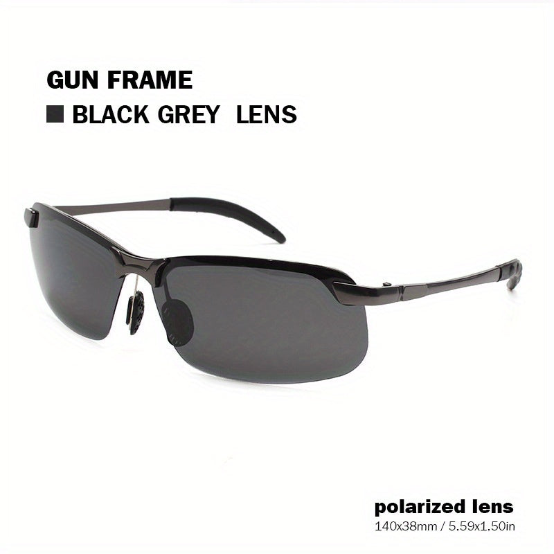 Men's Polarized Night Vision Sunglasses Driving Fishing Riding Sports Sunglasses