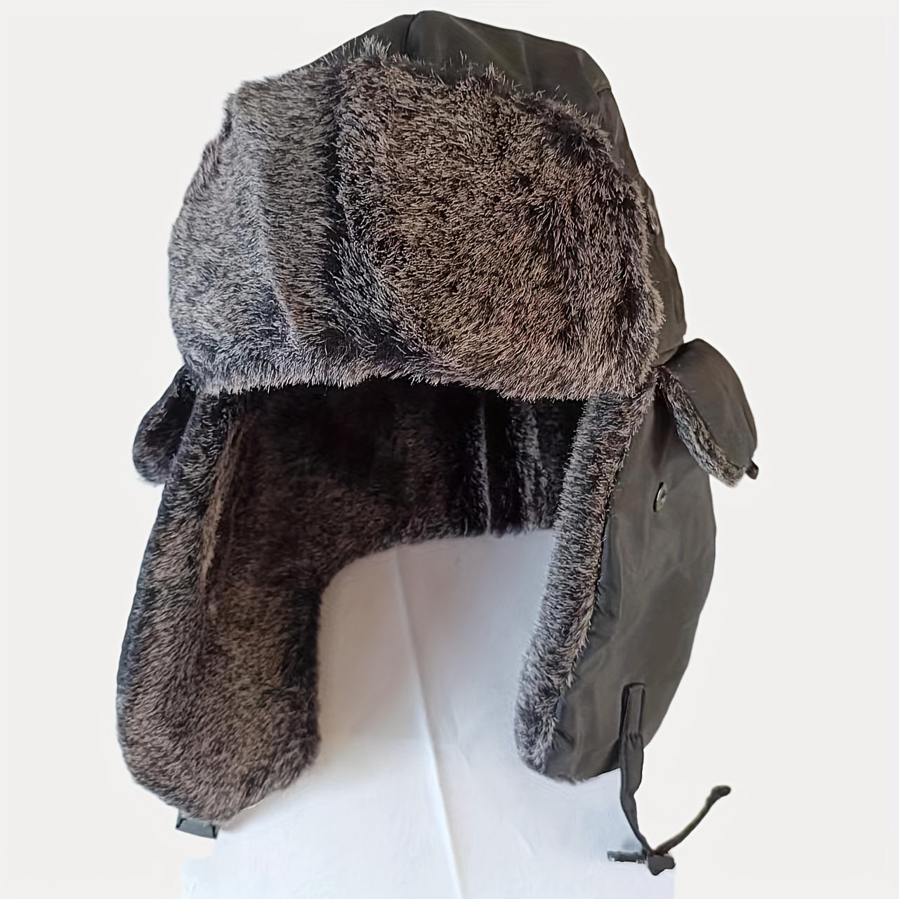 Cotton Winter Hat with Earflaps