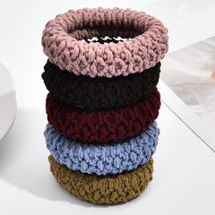 5pcs Colorful Small Elastic Hair Bands Ponytail Holder