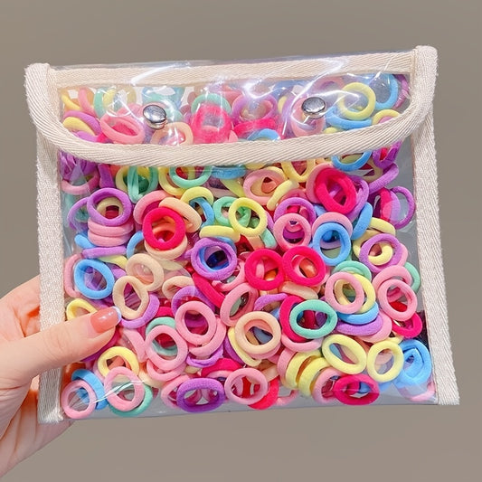 100pcs High Stretch Hair Rope Hair Bands for Girls