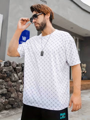 Men's High Stretch Mesh Tee Top for Summer Outdoor