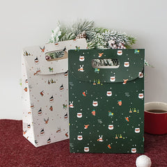 6pcs Christmas Handheld Gift Bags for Party Favor