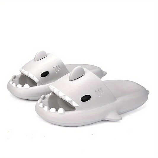 Funny Cloudy Shark House Slippers for Women