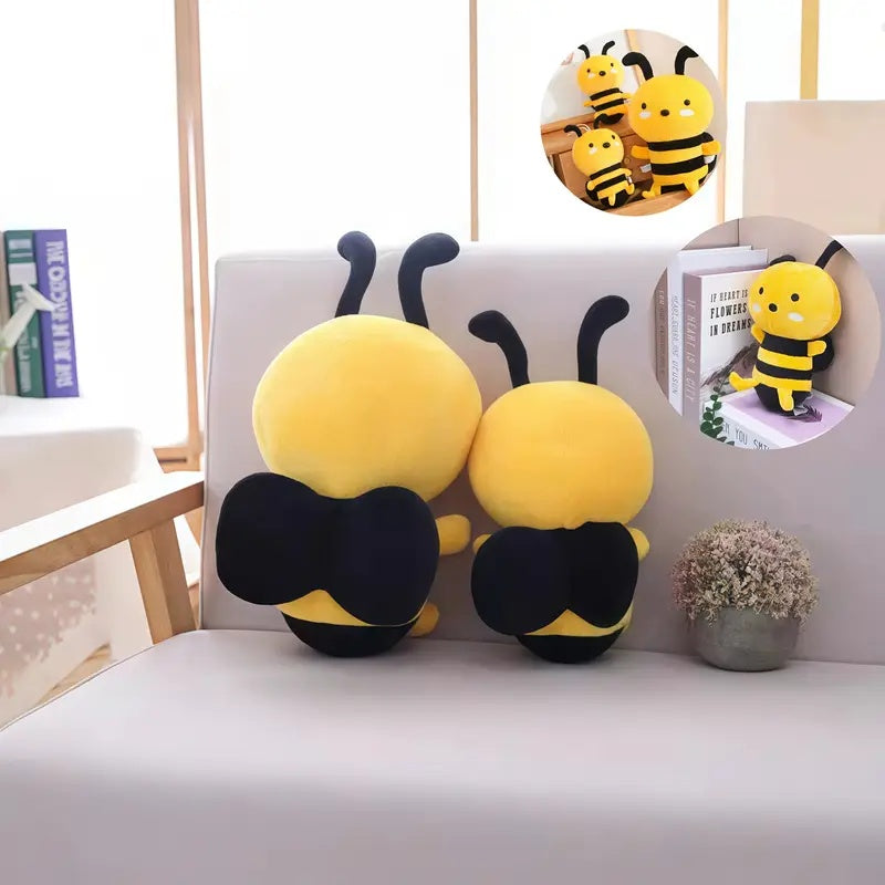 Bee Plush Toy Yellow Stripes Soft Stuffed Animal