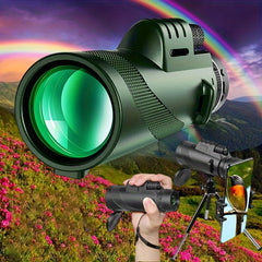 High-Def Monocular Telescope w/ Smartphone Adapter