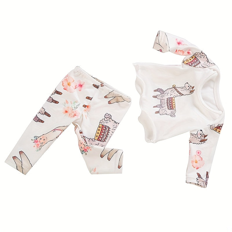 Lamb Pattern Doll Clothes Set for 17 inch Dolls