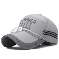 Men's Sunshade Fishing Hat with Long Eaves, Windproof Rope