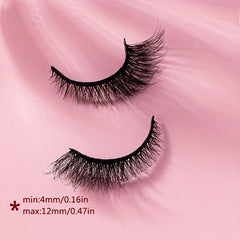 7 Pairs Cat Eye Lashes 3D Winged End Eye Elongated Eyelashes