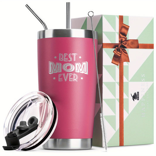 20OZ Stainless Steel Sports Cup with Straw - Assorted Colors