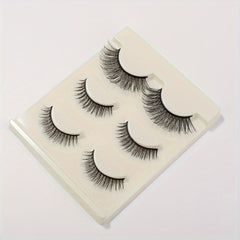 5 Pairs Magnetic Eyelashes and Eyeliner Kit with 2 Reusable 3D Lashes