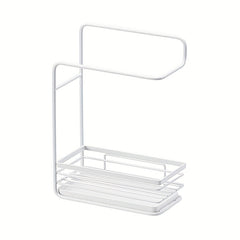 Kitchen Rag Rack Iron Wall Hanging Sponge Storage Rack