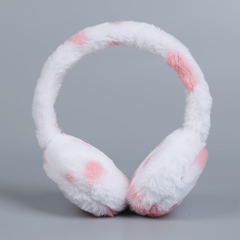 Women's Foldable Ear Warmers Winter Thickened Windproof Ear Covers