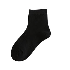 Toddler Boys Girls Solid Socks 5pairs