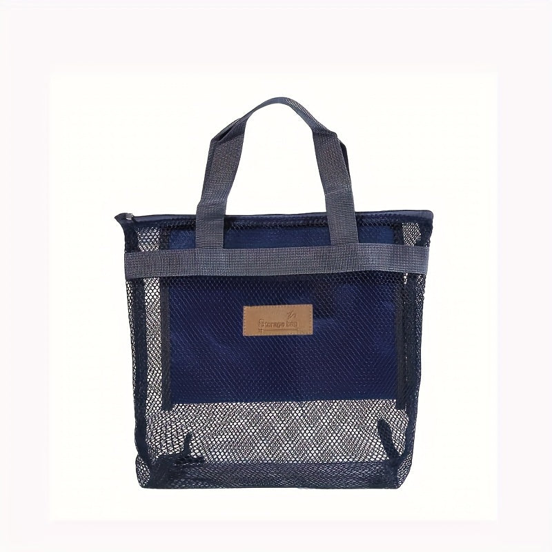 Waterproof Outdoor Toiletry Storage Mesh Bag for Traveling