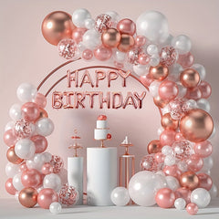 Rose Balloon Arch Bridge Kit Party Decoration Supplies