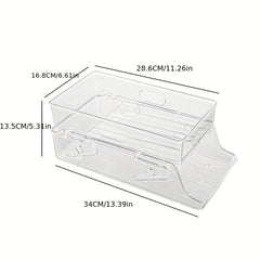 Foldable 2-Layer Refrigerator Can Holder
