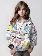 Graffiti 3D Print Sweatshirt Hoodie Boys Girls