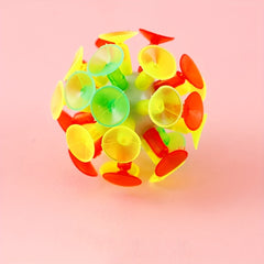 2pcs Colorful Suction Cup Balls Interactive Throw and Catch Toy