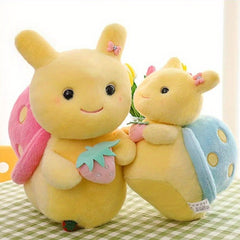 8.66in Cute Snail with Strawberry Doll Set for Birthday Gift