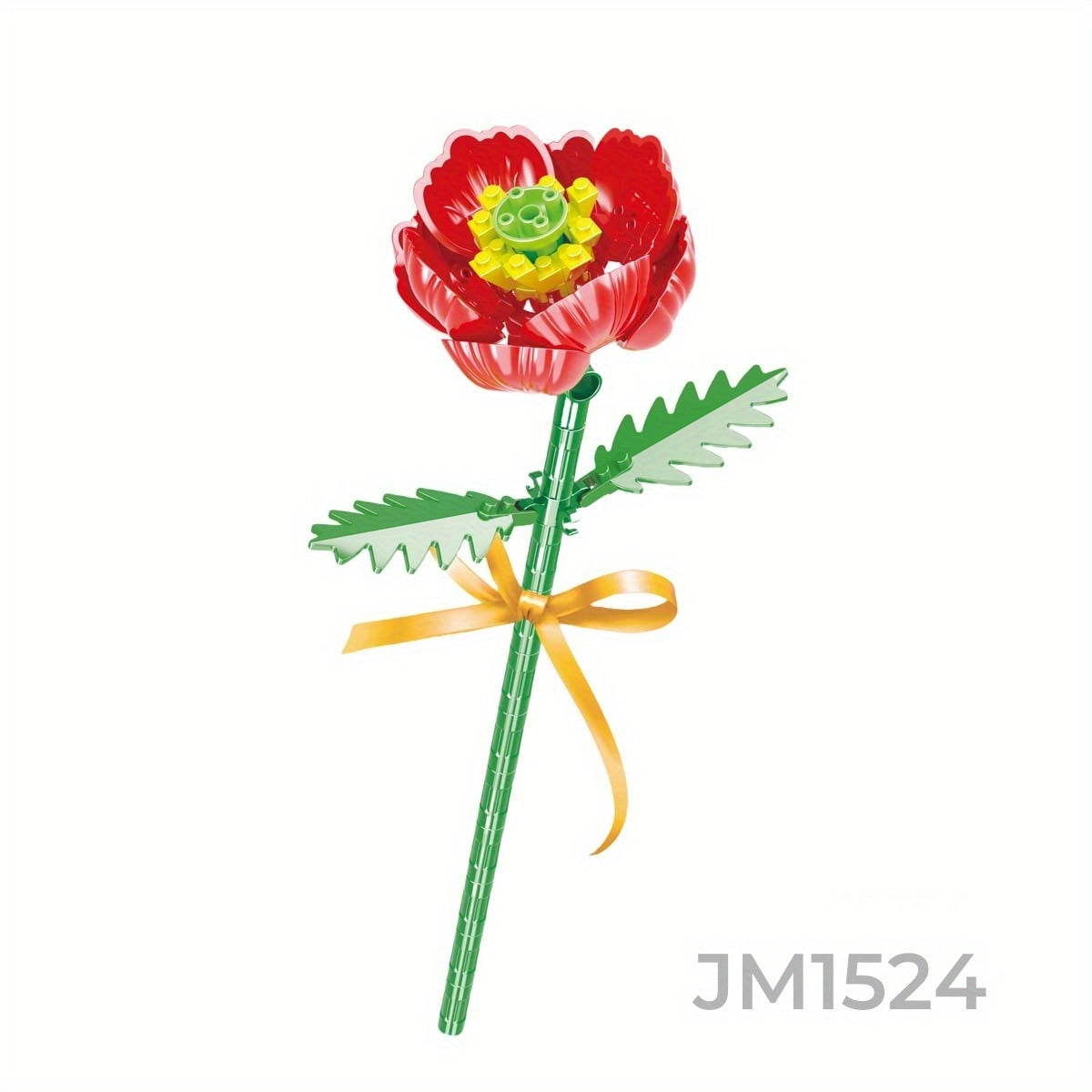 Micro Particle Flower Building Blocks DIY Colorful Flower Series