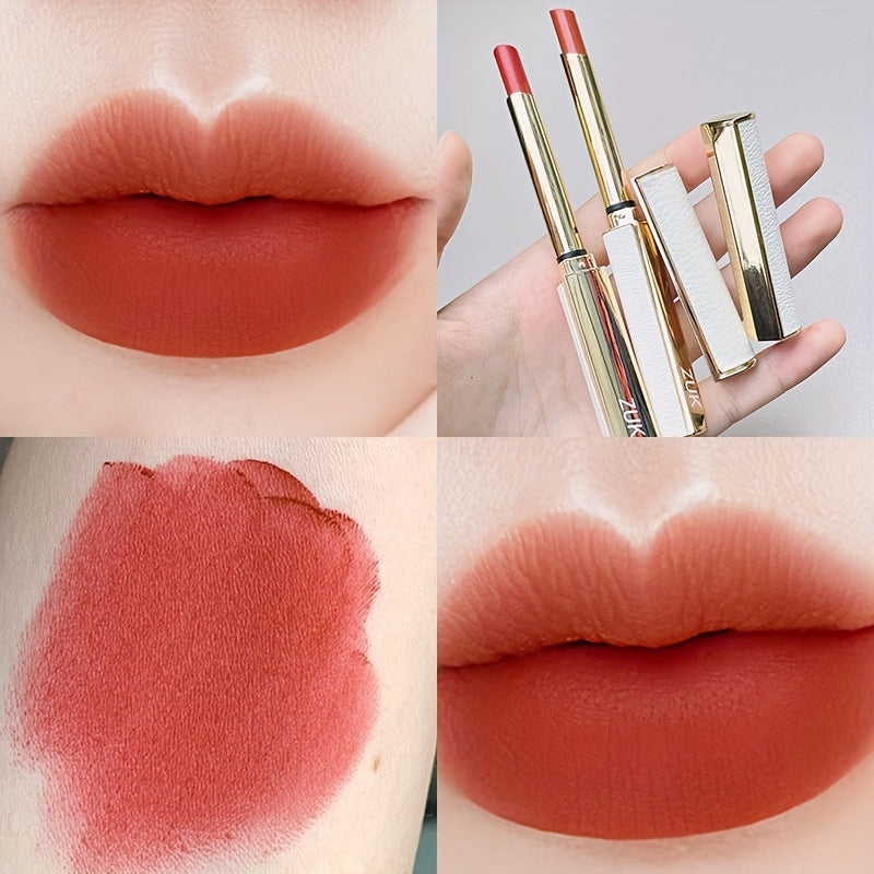 Golden Tube Matte Long Lasting Waterproof Nude Lipstick