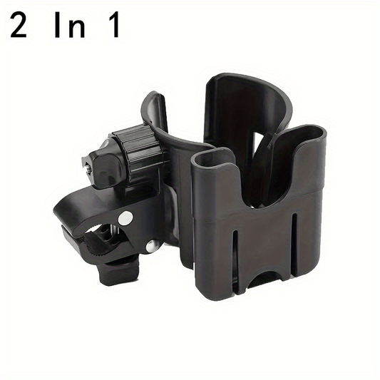 2-in-1 Cup Holder & Phone Holder for Stroller or Bike