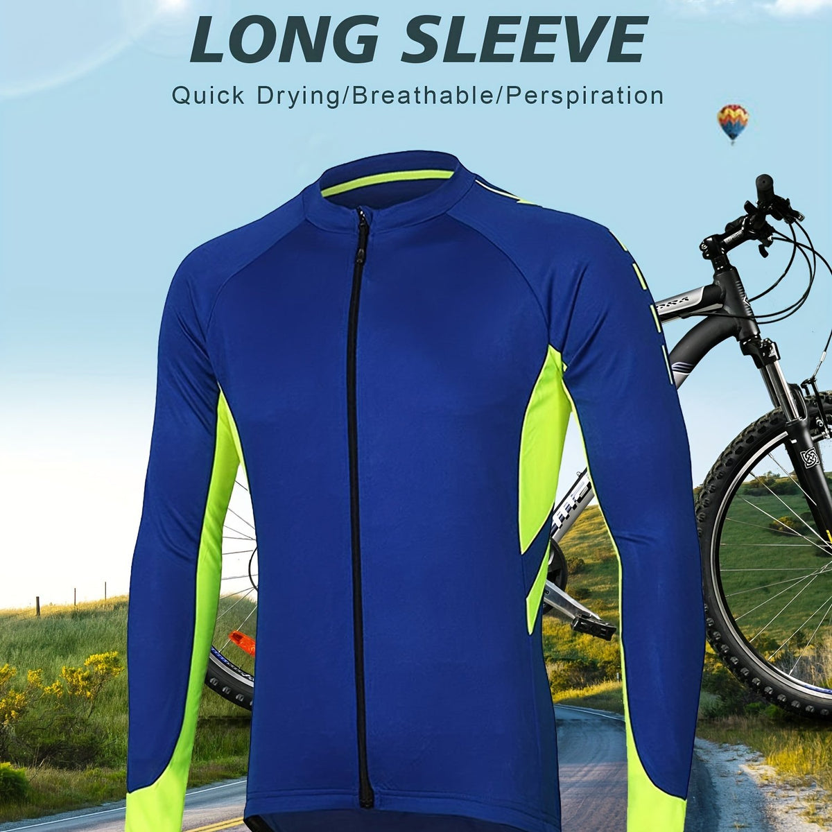 Quick Drying Men's Cycling Jersey with Pocket