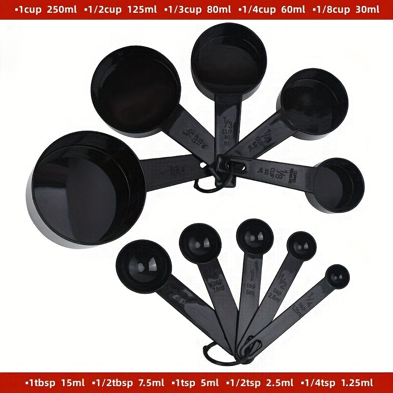 10pcs Measuring Cups And Spoons Set Kitchen Baking Cooking Tools
