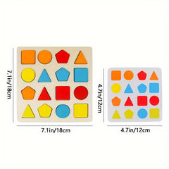 Geometric Shape Matching Board Wooden Educational Toy