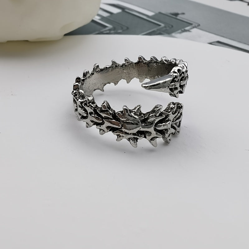 Punk Style Finger Ring Creative Ladies Adjustable Open Ring