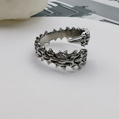 Punk Style Finger Ring Creative Ladies Adjustable Open Ring