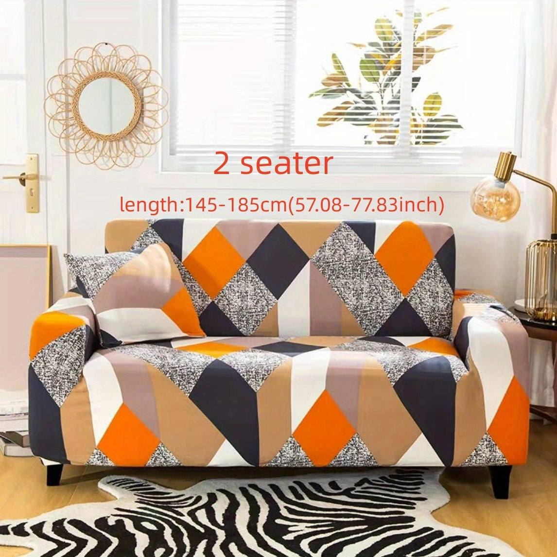Stretch Printed Sofa Couch Cover Elastic Furniture Protector Slipcover