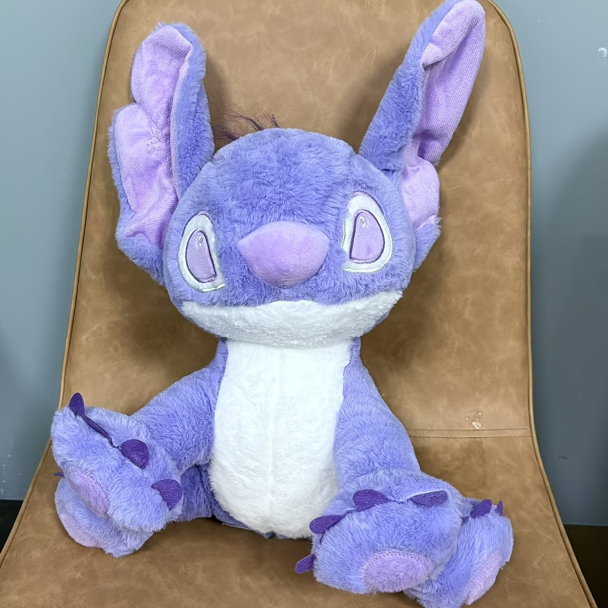 Purple Stitch Plush Doll Cute Decorative Toy Ideal Gift