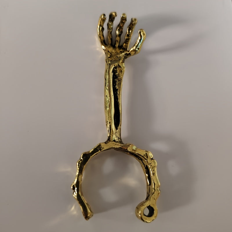 Hand Bone Smoking Ring Cigarette Holder Thick Smoke Rack Holder Clip