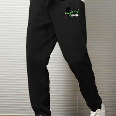 Snake Graphic Print Men's Casual Sweatpants