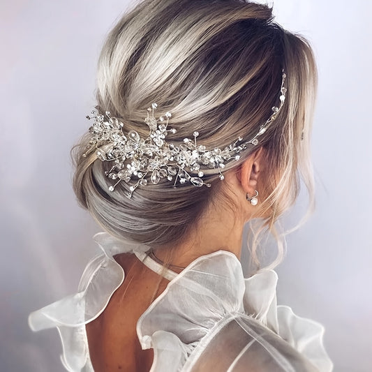 Vintage Rose Wedding Hair Comb for Women