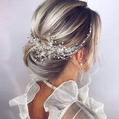 Vintage Rose Wedding Hair Comb for Women