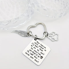 Pet Memorial Keychain - Heartfelt Remembrance Gift