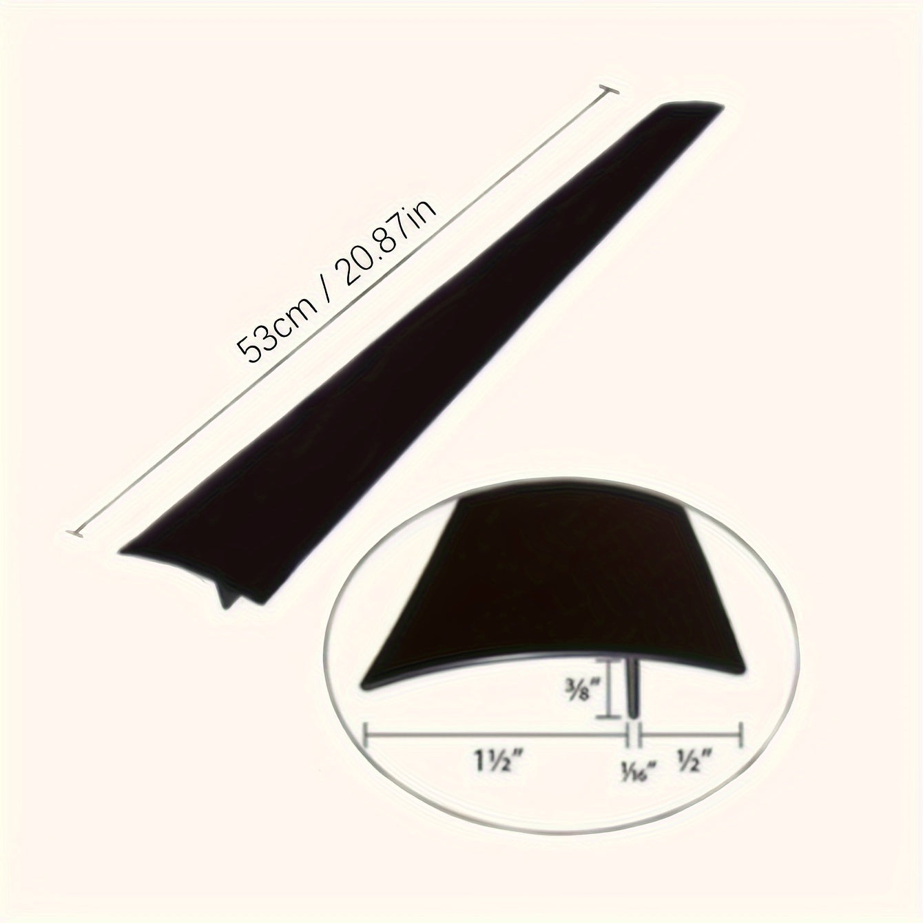 Silicone Stove Gap Glue Strip Kitchen Sealing Stain-proof Strip
