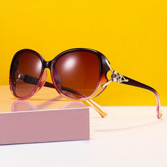 Vintage Women Oversized Polarized Sunglasses Ladies Large Shades Classic Fox