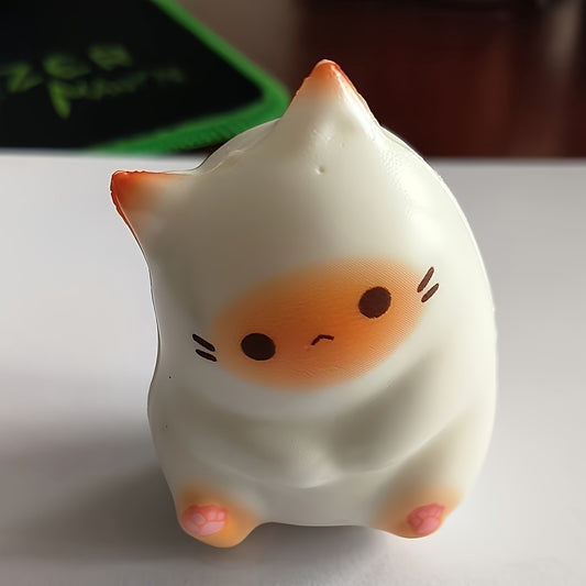3pcs Cat Squishy Toy PU Squeeze Ball Halloween & Christmas Gift