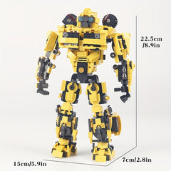 1000 pcs Transforming Robot and Car Building Blocks Set