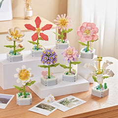 Immortal Flower Building Blocks Creative Flower Building Kit