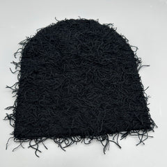 Brimless Long Hair Knitted Hat Hip Hop Style Men's Beanie
