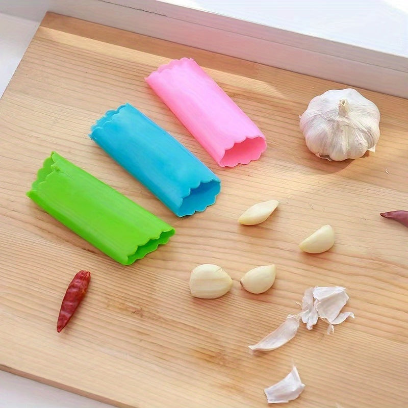 2pcs Silicone Garlic Roller Peeler - Manual Kitchen Gadget