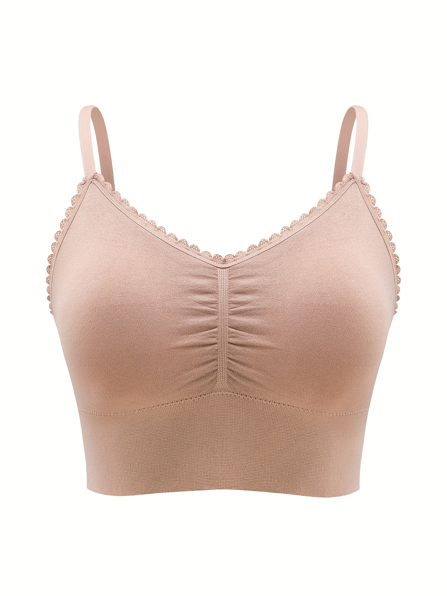 Comfortable Full Coverage Bra with Breathable Stretch Fabric