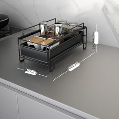 Kitchen Countertop Spice Shelf Cabinet Inside Storage