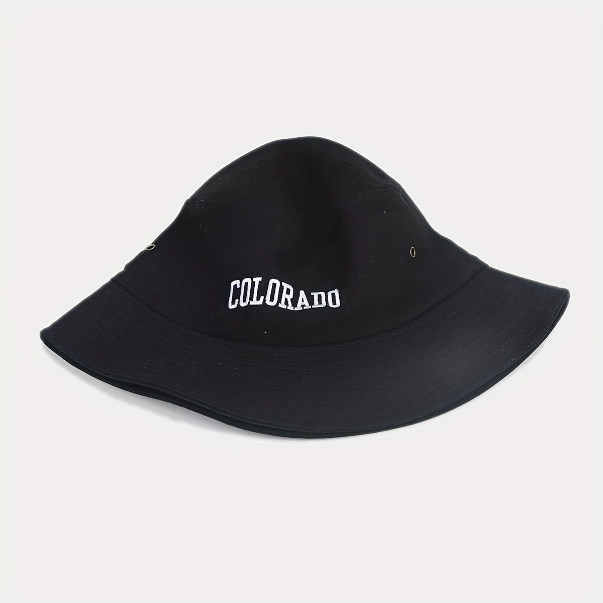 Letter Embroidery Bucket Hat UV Protection Sunshade Basin Hat