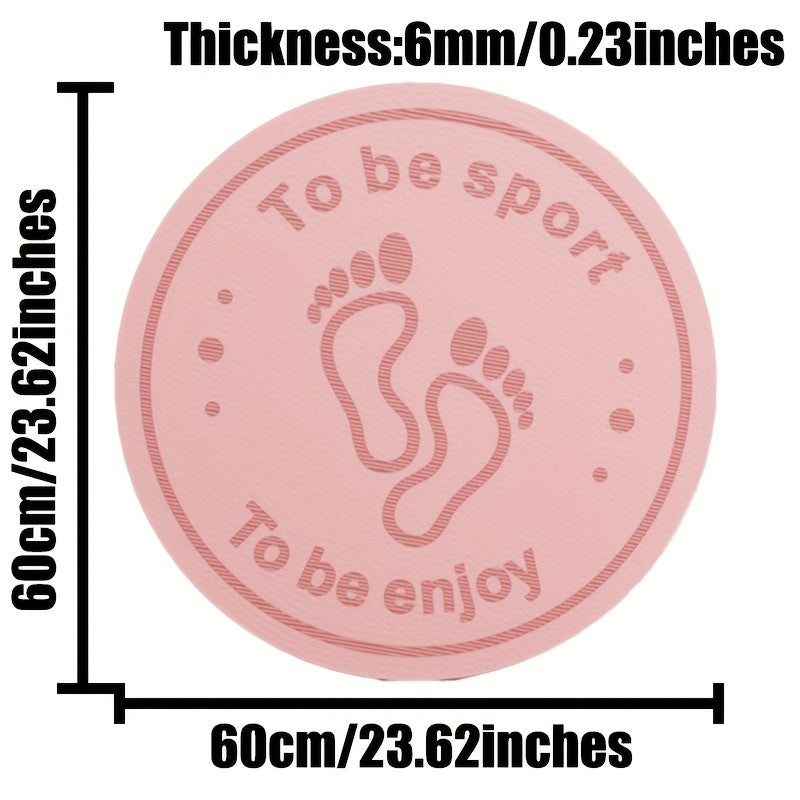 Random Soft TPE Skipping Mat Shockproof Fitness Sports Mat 6mm